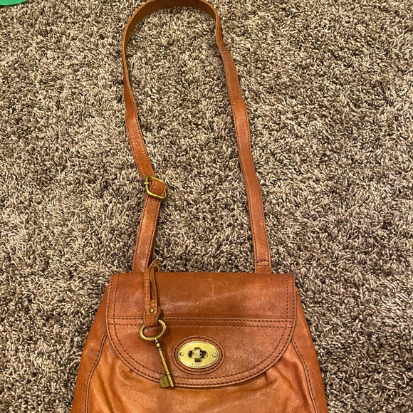 Fossil Leather Crossbody Purse - Picture 2 of 6